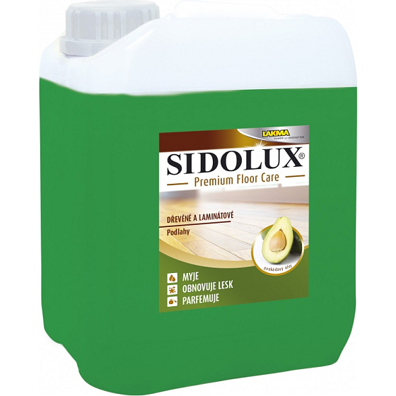 Sidolux Premium Bodenpflege Avocadoöl-Spezialreiniger für Holz- und Laminatböden 5 l