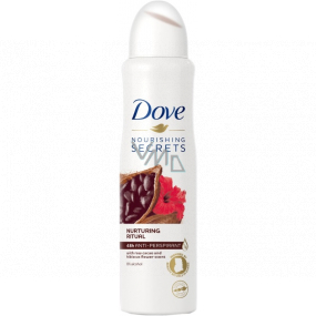 Dove Nourishing Secrets Nurturing Raw Cacao & Hibiscus Flower Antitranspirant Deodorant Spray für Frauen 150 ml