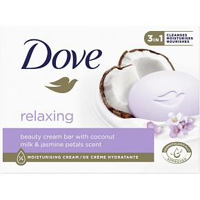 Dove feste Seife Relaxing Kokos und Jasmin, 90 g
