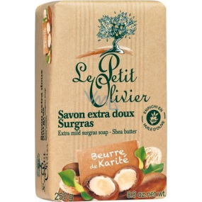Le Petit Olivier Shea-Butter extrafein Toilettenseife mit natürlichen Extrakten 250 g