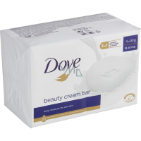 Dove festes Seifenstück Original Beauty Cream Bar, 4 × 90 g