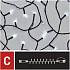 Emos Weihnachtsbeleuchtung verstellbare Verbindungskette 10 m, 100 LED kaltweiß + 5 cm Kabel