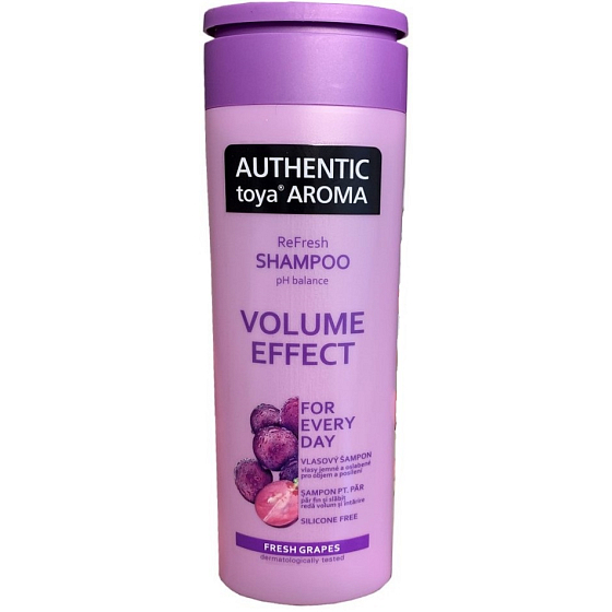 Authentic Toya Aroma Volume Effect Trauben Shampoo für feines und geschädigtes Haar 400 ml