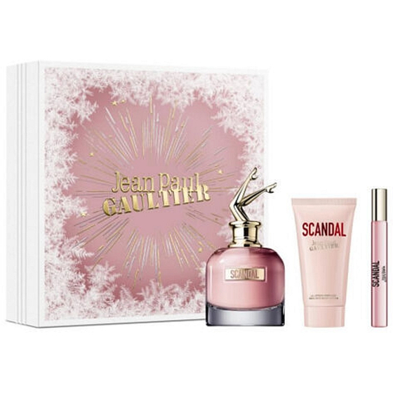 Jean Paul Gaultier Scandal Eau de Parfum 80 ml + Körperlotion 75 ml + Eau de Parfum 10 ml, Geschenkset für Frauen