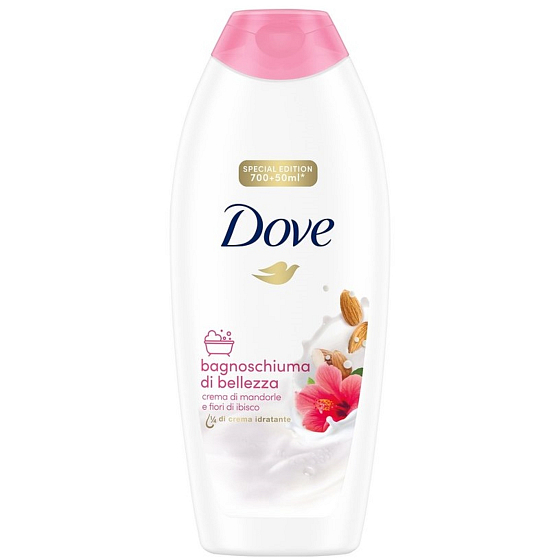 Dove Mandel und Hibiskus 2in1 Duschgel Kosmetikschaum 750 ml