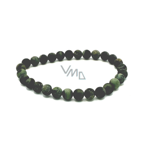 Jaspis Kambaba Armband elastischer Naturstein, Kugel 6 mm / 16 - 17 cm, Stein der positiven Energie Jaspis Kambaba Armband elastischer Naturstein, Kugel 6 mm / 16 - 17 cm, Stein der positiven Energie