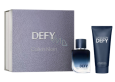 Calvin Klein Defy Eau de Parfum 50 ml + Duschgel 100 ml, Geschenkset für Männer