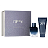 Calvin Klein Defy Eau de Parfum 50 ml + Duschgel 100 ml, Geschenkset für Männer