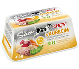 Sam Schale für Hunde mit Hühnerfleisch, 97% Fleischanteil, 415 g