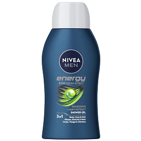 Duschgel für Männer 3in1 Fresh Energy mini, 50 ml