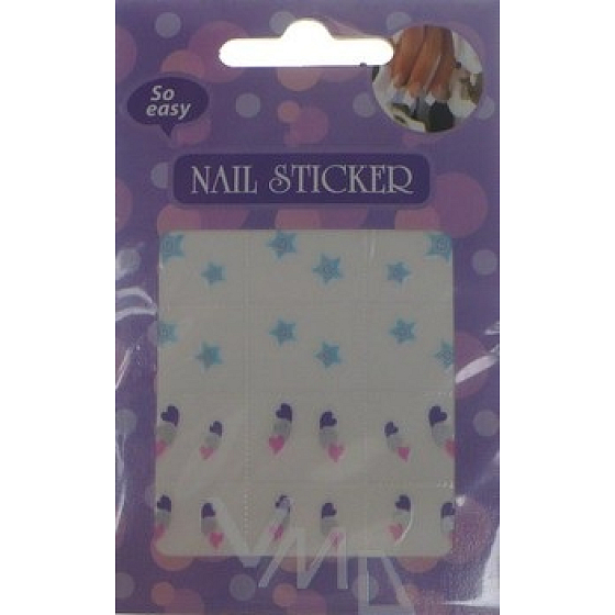 New Air 2D selbstklebende Nagelaufkleber 1 Blatt