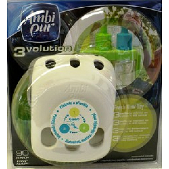 Ambi Pur 3 Volution New Day elektrischer Lufterfrischer komplette Bewegung 18 ml