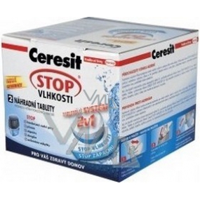 Ceresit Stop Feuchtigkeit Nachfüllen des Feuchtigkeitsabsorbers - 2 Tabletten 2 x 450 g