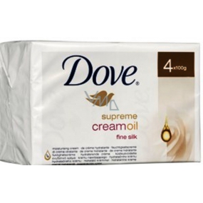 Dove Supreme Creme Öl Creme Toilettenseife 4 x 100 g