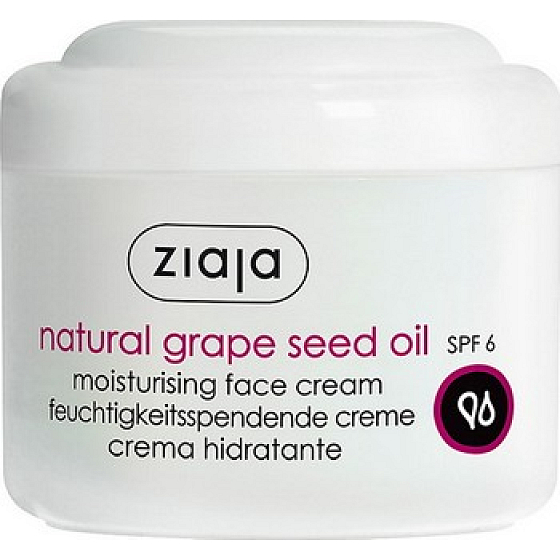 Ziaja Traubenkernöl SPF 6 Tage, Nachtcreme 75 ml