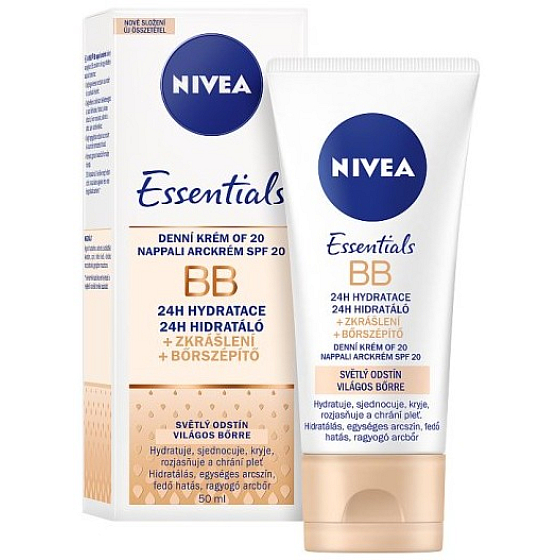 Nivea Essentials tägliche BB-Creme OF15, heller Farbton 50 ml