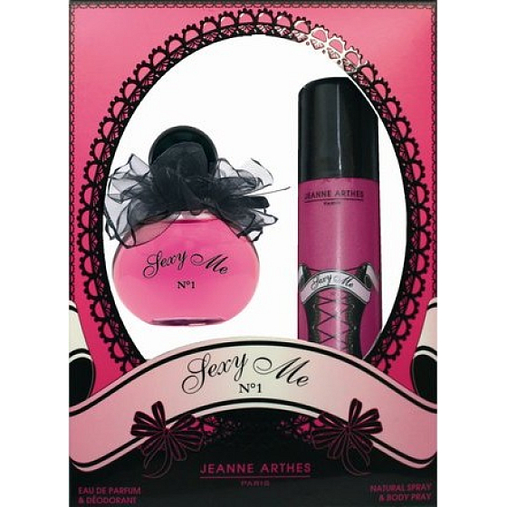 Jeanne Arthes Sexy Me N1 parfümiertes Wasser für Frauen 50 ml + Deodorant Spray 75 ml, Geschenkset