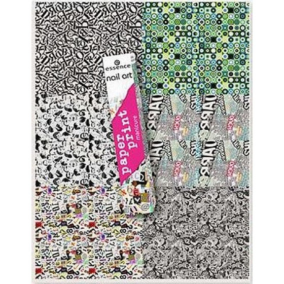 Essence Nail Art Paper Print Nagelpapierdruck 04 Live Laugh Love 1 Stück