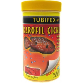 Tubifex Carophil Cichlid Flockenfutter für Fisch Cichlids 40 g