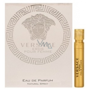 Versace Eros pour Femme parfümiertes Wasser für Frauen 1 ml mit Spray, Fläschchen