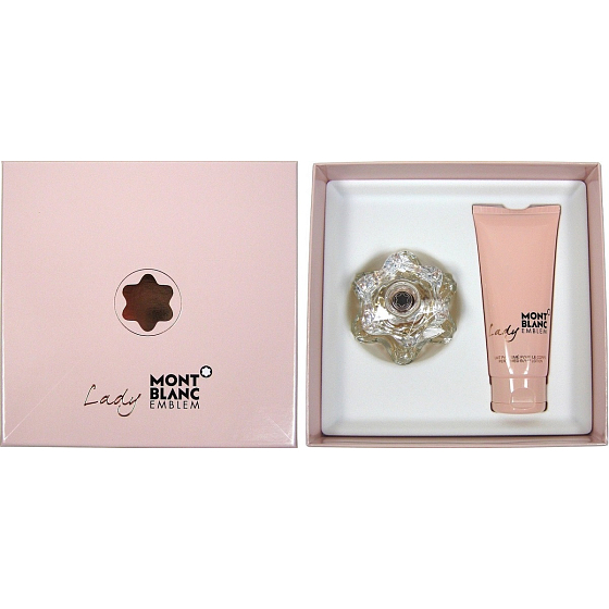Montblanc Lady Emblem parfümiertes Wasser 50 ml + Körperlotion 100 ml, Geschenkset
