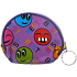 Nekupto Wallet lila Smileys 10 x 8 cm