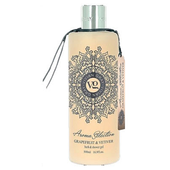 Vivian Grey Aroma Selection Grapefruit & Vetiver 2in1 Luxus Duschgel und Badeschaum 500 ml