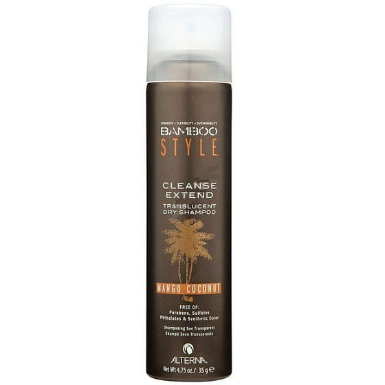 Alterna Bamboo Style Cleanse Extend Translucent Dry Mango Coconut Invisible, Transparent Dry Shampoo 35 ml Mini