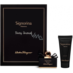 Salvatore Ferragamo Signorina Misteriosa parfümiertes Wasser für Frauen 50 ml + Körperlotion 100 ml, Geschenkset