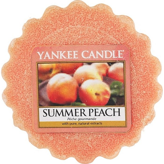 Yankee Candle Summer Peach - Sommerpfirsich duftendes Wachs für Aromalampe 22 g