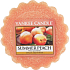 Yankee Candle Summer Peach - Sommerpfirsich duftendes Wachs für Aromalampe 22 g