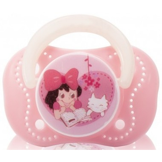 Baby Farlin Chu Chu Cherry Schnuller Silikon Tröster 0+ Monate rosa