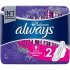 Always Platinum Ultra Super Plus Größe 2 Damenbinden mit Flügeln 7 Stück
