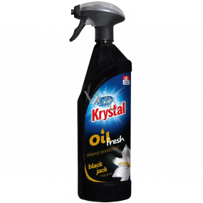 Krystal Black Jack Ölauffrischer zum Parfümieren von Toiletten, Badezimmern und öffentlichen Räumen Sprühgerät mit originalem Parfüm schwarz 750 ml
