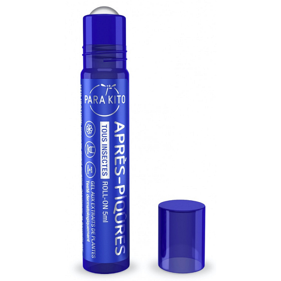 Parakito Gel nach dem Stich Roll-on beruhigende und kühlende Wirkung 5 ml