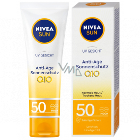 Nivea Sun Q10 Anti-Age OF 50 Anti-Falten-Sonnencreme 50 ml