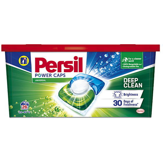 Persil Power Caps Universal-Kapseln zum Waschen aller Wäschearten 26 Dosen 390 g