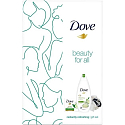 Dove Beauty For All Fresh Refreshing Duschgel 250 ml + Go Fresh Toilettenseife 100 g + Waschschwamm, Kosmetikset für Frauen