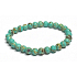 Tyrkenit grün-blau Armband elastische Perle 6 mm / 16-17 cm, Stein der jungen Menschen, auf der Suche nach einem Lebensziel