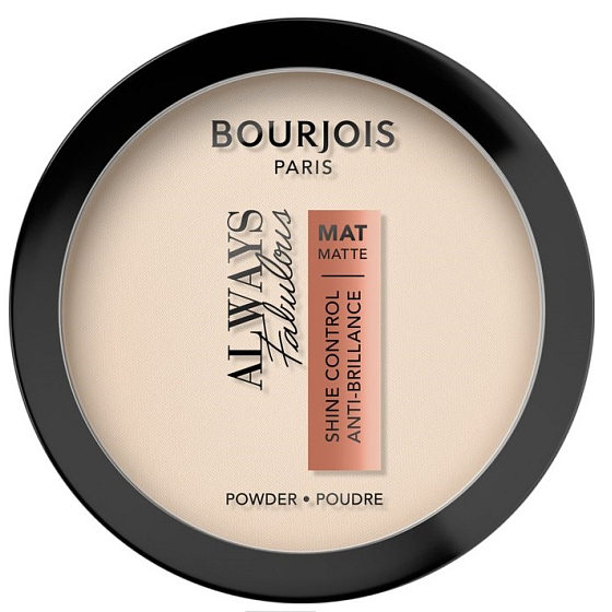 Bourjois Always Fabulous Compact Mattierender Puder 50 Porzellan 10 g