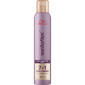 Wellaflex Style & Nourish 7v1 Schaumfestiger, Fixierung 2, 200 ml Wellaflex Style & Nourish 7v1 Schaumfestiger, Fixierung 2, 200 ml