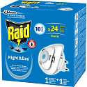 Raid Night & Day Elektroverdampfer gegen Mücken und Fliegen 1 Maschine, 1 Nachfüllung