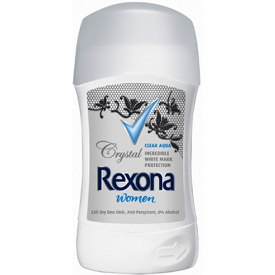 Rexona Crystal Clear Aqua Antitranspirant Deodorant Stick für Frauen 40 ml