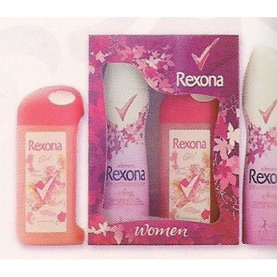 Rexona Sexy Antitranspirant Spray 150 ml + Duschgel 250 ml, Kosmetikset für Frauen