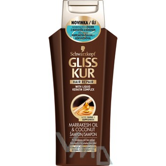 Gliss Kur Marrakesh Oil & Coconut Shampoo normales leicht geschädigtes Haar 250 ml