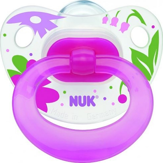 Nuk Classic Happy Days Kieferorthopädische Silikonschnuller 0-6 Monate 1 Stück