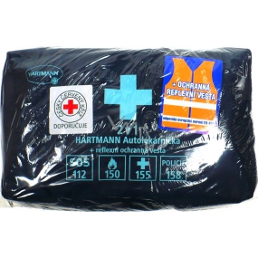 Hartmann Erste-Hilfe-Kit Tasche blau nach neuer Vorschrift + reflektierende Schutzweste 1 Stück