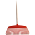 Spokar Garden Rechen Kunststoff mit Stock, Rechen 4407, 140 cm