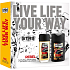 Str8 Rebel parfümiertes Deodorantglas für Männer 85 ml + Duschgel 250 ml, Kosmetikset