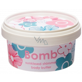 Bomb Cosmetics Sunkissed Shimmering Sunny Natürliche glitzernde Körperbutter handgemacht 210 ml
